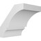 Ekena Millwork 3 1/2-in. W x 40-in. D x 40-in. H Balboa Architectural Grade PVC Knee Brace BRCP035X40X40BOA - alternate 1